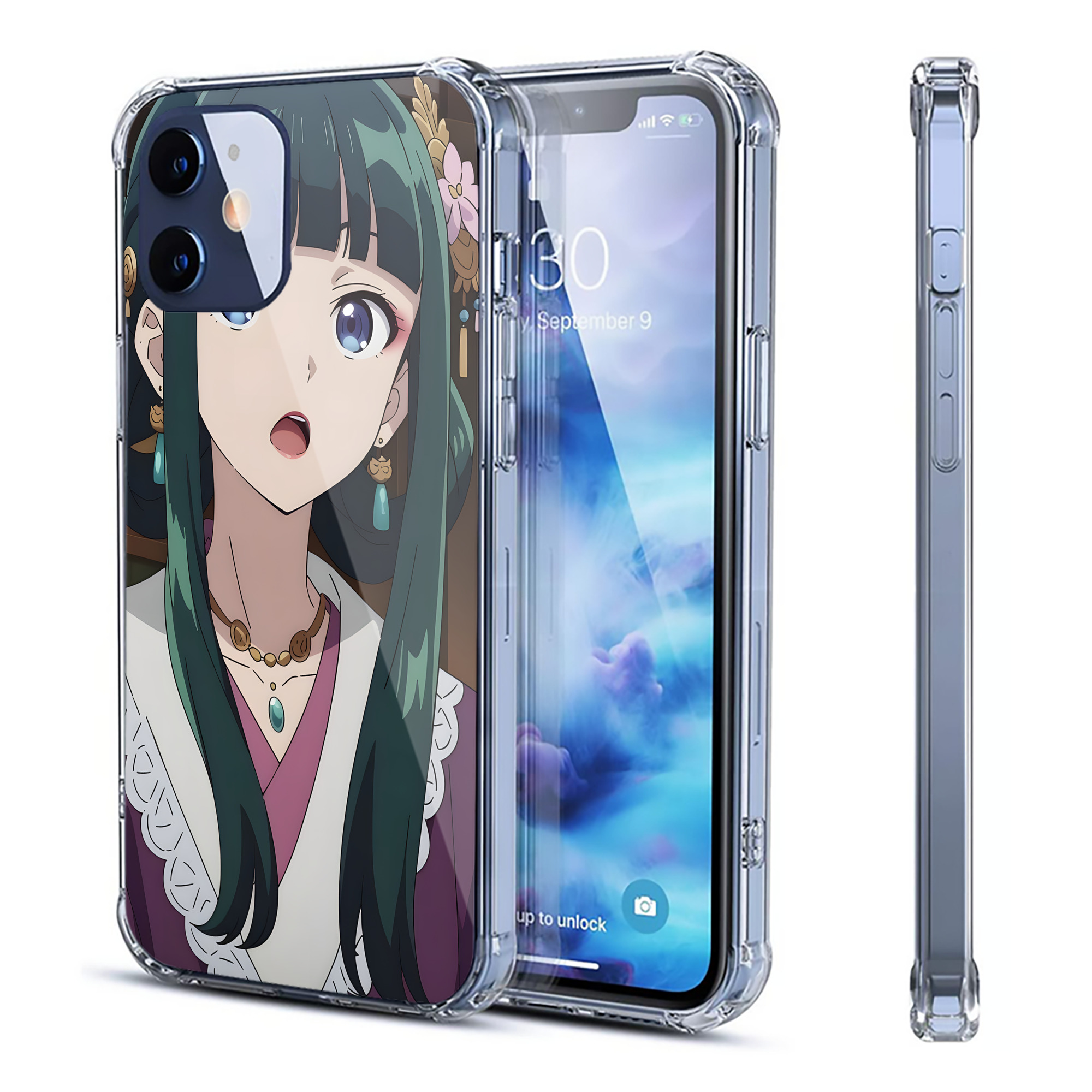（画像用） 薬屋のひとりごと The Apothecary Diaries 【iPhone 12シリーズ対応】透明スマホケース（クリアソフトケース）